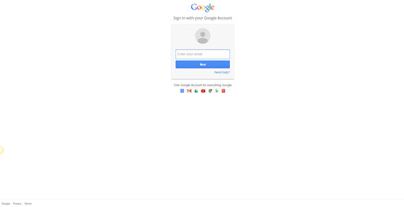 Screenshot; Google Login