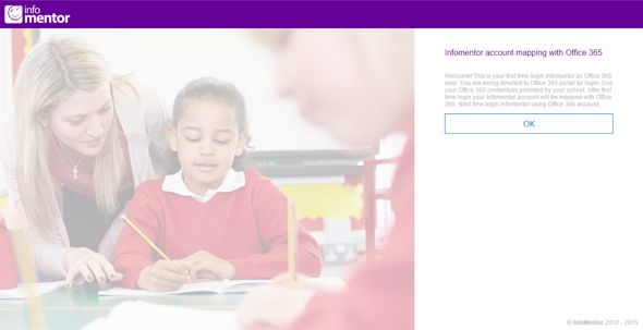 screenshot; welcome screen