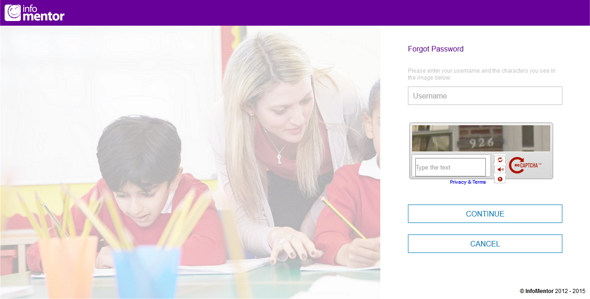 logon_forgot_password.jpg screenshot; forgotten password